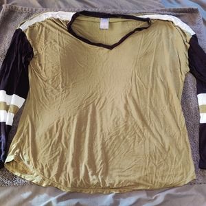 Army Green Multi Color Top